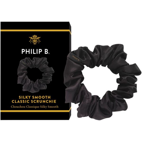 Philip B - Κλασικό Μαύρο Scrunchie