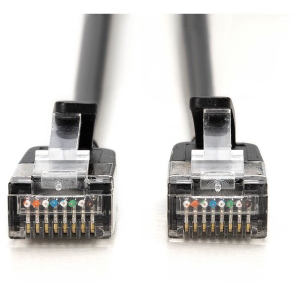 Καλώδιο Patch DIGITUS CAT 6A F/FTP Slim 0,50m μαύρο