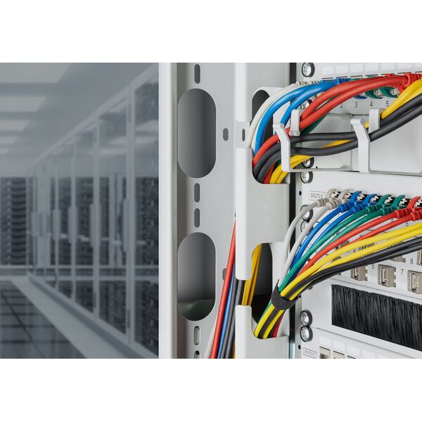 Καλώδιο Patch DIGITUS CAT 6A F/FTP Slim 0,50m μαύρο