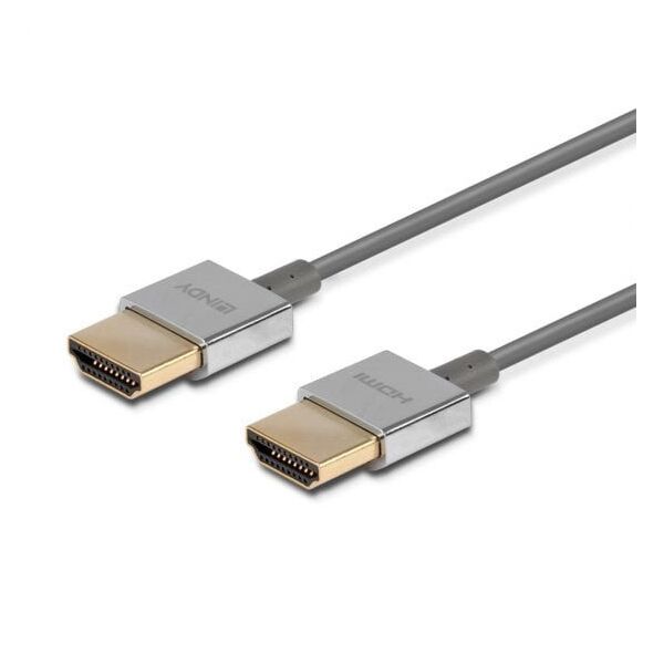Καλώδιο Lindy HDMI Υπερυψηλής Ταχύτητας Slim 0.5m