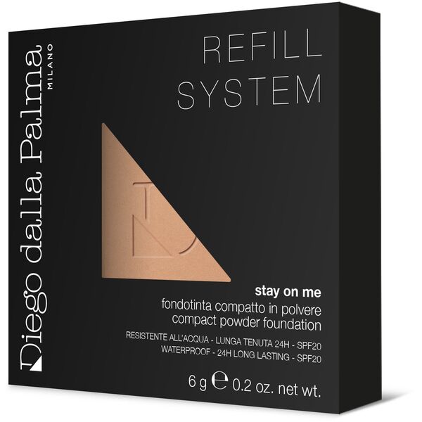 Diego Dalla Palma, Stay On Me, Long Lasting, Compact Foundation, 54, Μπισκότο, SPF 20, Ανταλλακτικό, 6 g Για Γυναίκες