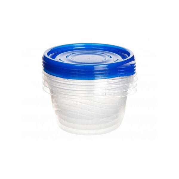 Sistema 760ml Μικρό Μπολ 4 Πακέτο, Μπολ, Στρογγυλό, 0.76 L, Μπλε, Διαφανές, Πολυπροπυλένιο (PP), Νέα Ζηλανδία
