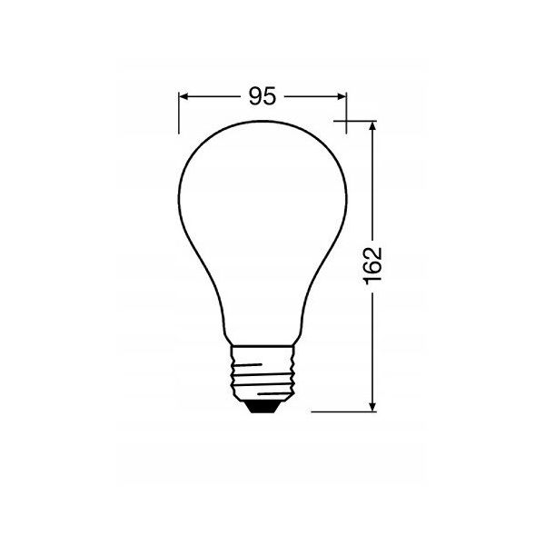 Λάμπα LED OSRAM PARATHOM CLASSIC, E27, A200, 4000 K, 24 W, 3452 lm, μη ρυθμιζόμενη
