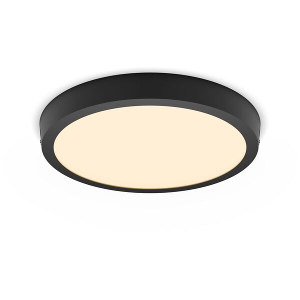 Επιφάνεια LED πάνελ PHILIPS MAGNEOS, 20W, 2700K, 1900lm, στρογγυλό σχήμα, μαύρο χρώμα, o26.8xh2.8cm