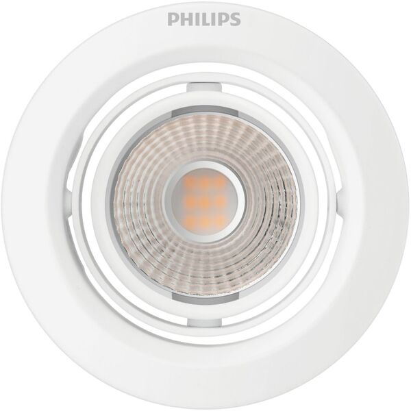 Φωτιστικό LED χωνευτό PHILIPS POMERON SCENE SWITCH, 7 W, 2700 K, 420 lm, ρυθμιζόμενο O9 cm