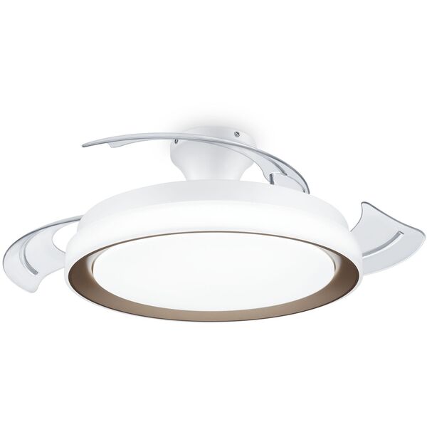 Φωτιστικό ανεμιστήρας LED PHILIPS BLISS, 35W + 28W, 2700-5500K, 4500 lm, λευκό, με τηλεχειριστήριο, O51 cm