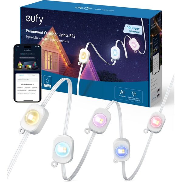 eufy Μόνιμο Εξωτερικό Φως, 15μ