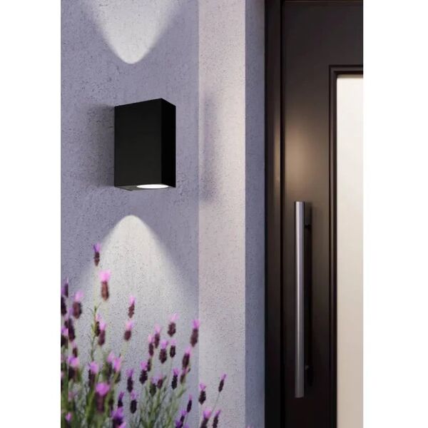 EGLO SCOGLIERA-E square outdoor wall light - Black
