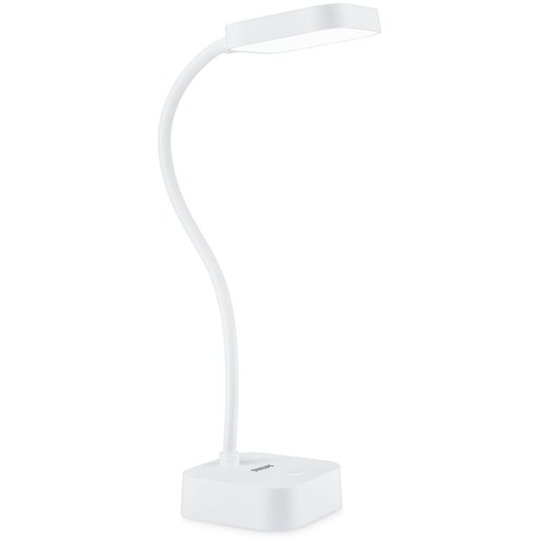 Philips Λειτουργικό Φωτιστικό Γραφείου Rock, Λευκό, Πλαστικό, Υπνοδωμάτιο, Λειτουργικό, IP20, Μη αλλαγή λαμπτήρα(ων)