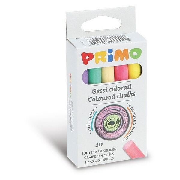 PRIMO 014GC10R, 10 τεμ., Πολύχρωμο, Λευκό, Στρογγυλό, 3 έτη, Αγόρι/Κορίτσι