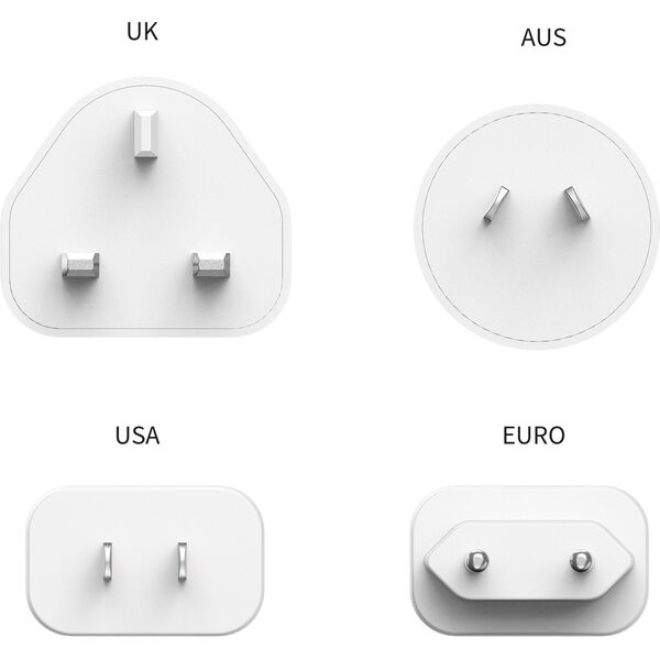 Φορτιστής Ταξιδιού 3σε1 USB-C/A 65W