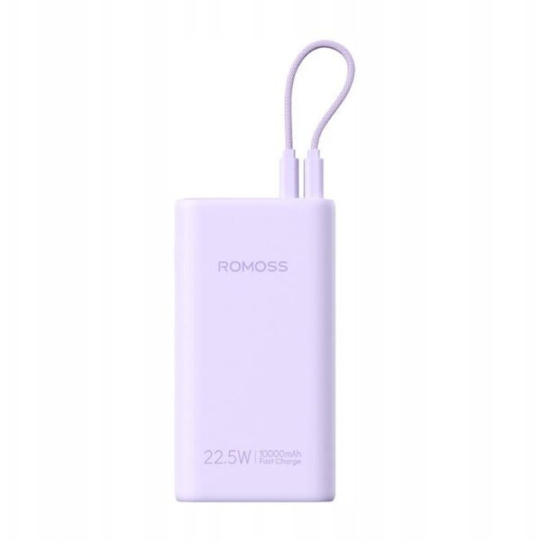 Powerbank Romoss PHA10 10000mAh 22.5W (μωβ)