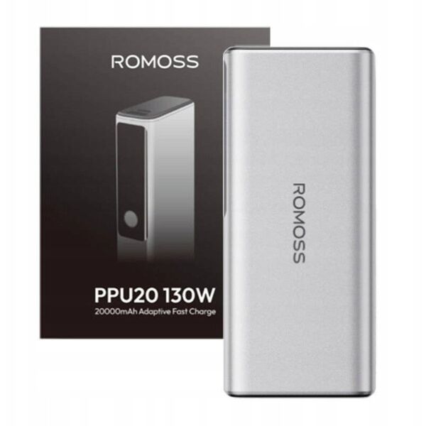 Powerbank Romoss PPU20 20000mAh 130W (ασημί)