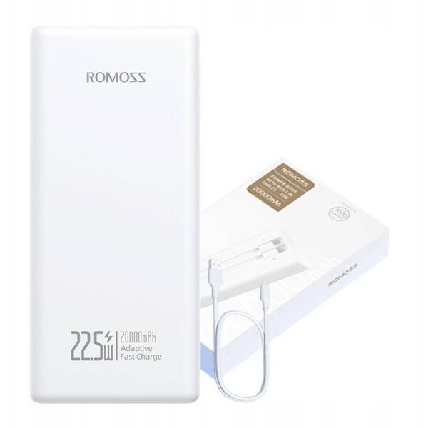 Powerbank Romoss PRC20 20000mAh 22.5W (λευκό)