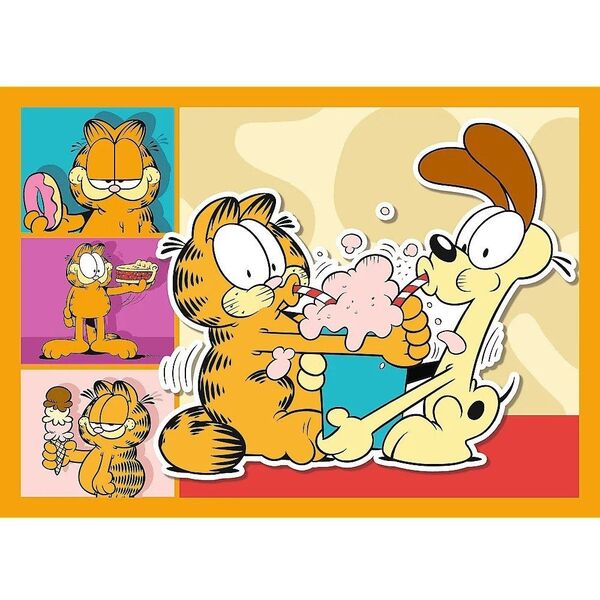 PUZZLE 4w1 Garfield αγαπά τα λαζάνια /Garfield 34673