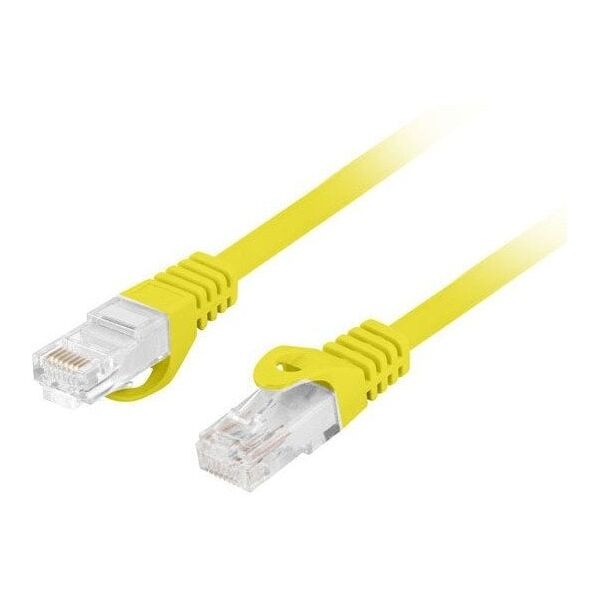 PATCHCORD ΚΑΤ.6 UTP LSZH CU 2M ΚΙΤΡΙΝΟ FLUKE PASSED LANBERG