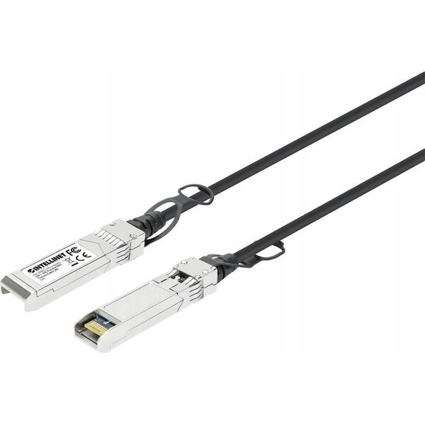 Intellinet Network Solutions INTELLINET SFP+ 10G Passives DAC Twinax-Kabel SFP+ auf SFP+ 2 m HPE-kompatibel Direct Attach Copper AWG 30 schwarz