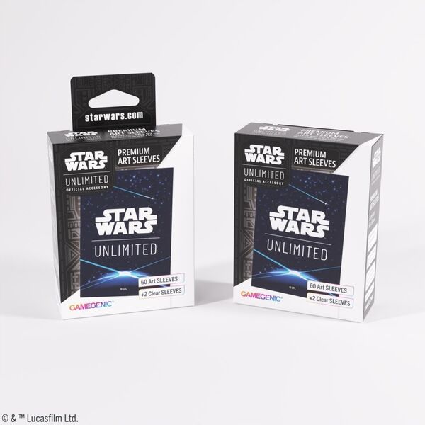 Gamegenic: Star Wars Unlimited - Premium Art Sleeves - Πίσω Μέρος Κάρτας Μπλε