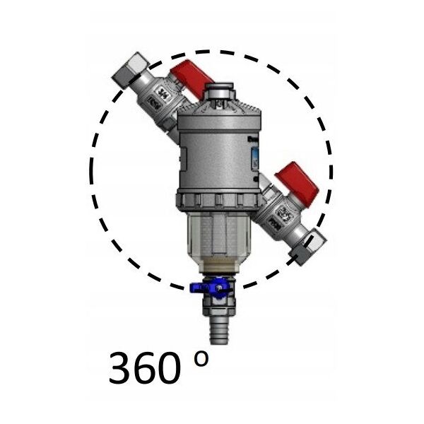 Vario Term μαγνητικό φίλτρο 1x1" 7200031