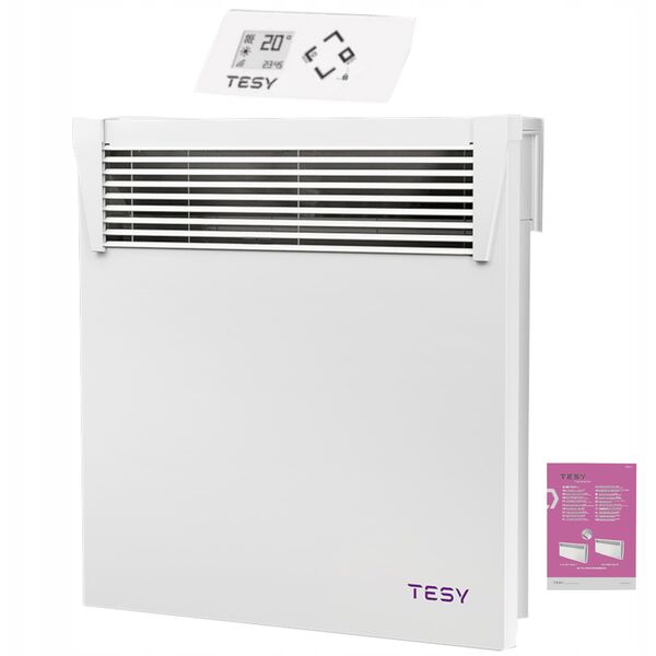 Θερμοπομπός TESY HeatEco Cloud, 0.5 kW, ηλεκτρονικός θερμοστάτης, έλεγχος Wi-Fi