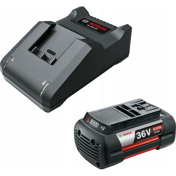 Bosch Bosch starter set 36V (GBA 36V 4.0Ah + AL 36V-20), charger (black, 36V POWER FOR ALL, battery + charger)