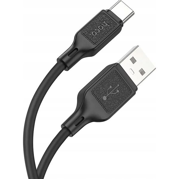 Kabel USB Hoco HOCO kabel USB A do Typ C 3A X90 1 m czarny