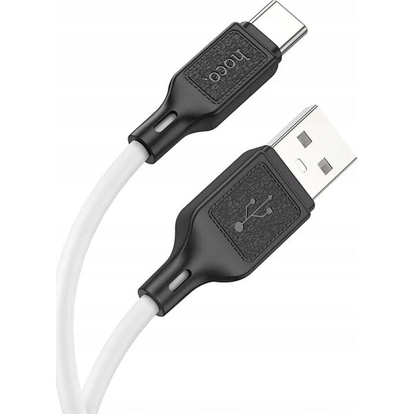 Kabel USB Hoco HOCO kabel USB A do Typ C 3A X90 1 m biały
