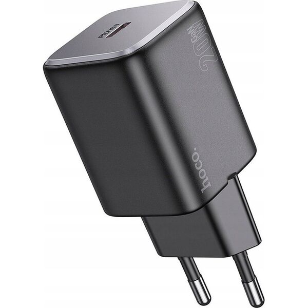 Ładowarka Hoco HOCO ładowarka sieciowa Typ C QC PD 20W N40 czarna