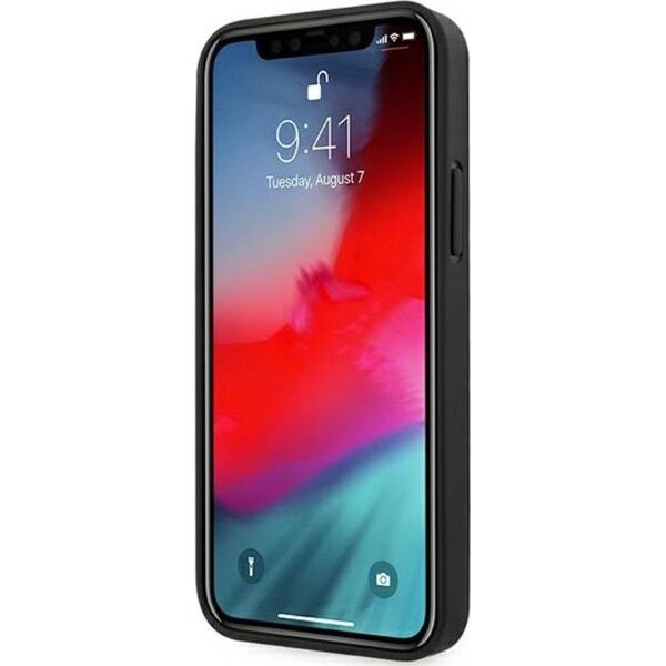 Guess Guess GUHCP12M4GMGGR iPhone 12/12 Pro 6,1" szary/grey hardcase 4G Big Metal Logo
