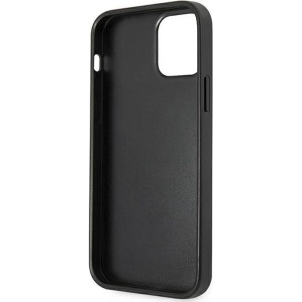 Guess Guess GUHCP12M4GMGGR iPhone 12/12 Pro 6,1" szary/grey hardcase 4G Big Metal Logo