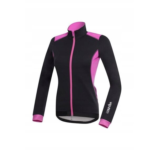 Γυναικείο ποδηλατικό μπουφάν RH+ Spirit W BLACK-DEEP PINK - L