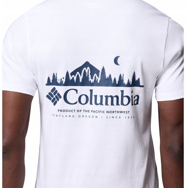 Columbia Rapid Ridge Back Graphic Tee II 1934824118 λευκό XXL