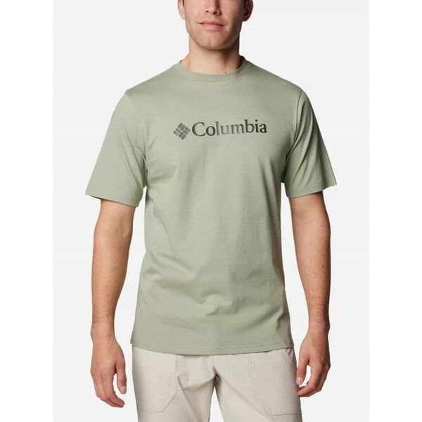 Κοντομάνικο Μπλουζάκι Columbia CSC Basic Logo SS 1680053354 Πράσινο M