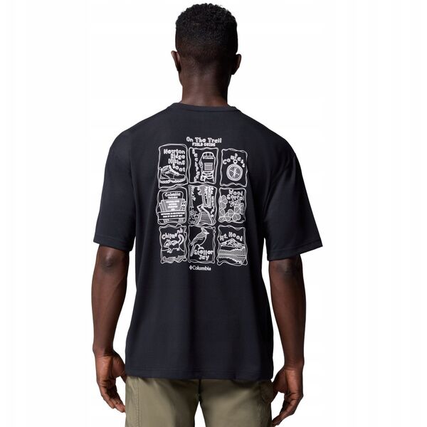 Columbia Cedar Trail Back Graphic Tee 2120381011 Czarne L