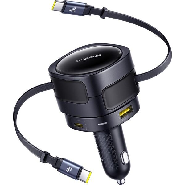 Baseus PD car charger 2x USB port 90W black 6932172682606