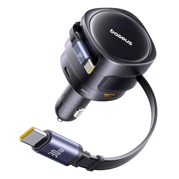 Baseus PD car charger 2x USB port 90W black 6932172682606