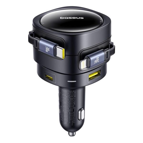 Baseus PD car charger 1x USB-C + USB-A port 90W black 6932172682583