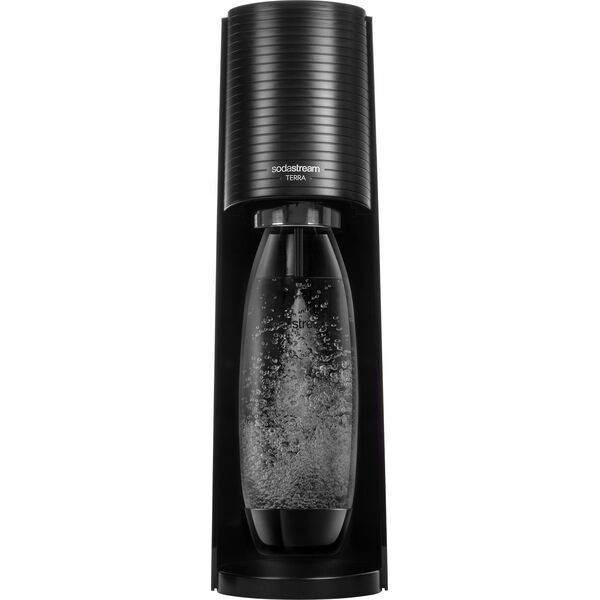Saturator Sodastream Terra + 2 butelki + gaz Czarny + syrop Pepsi