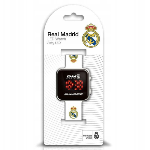 Ρολόι LED με ημερολόγιο Real Madryt RM00017 Kids Euroswan