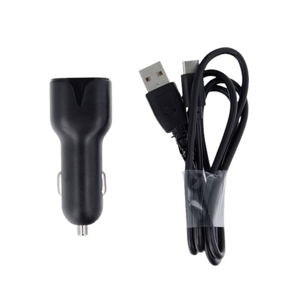 Maxlife MXCC-01 car charger 1x USB 2.1A black + USB-C cable 5900495863348