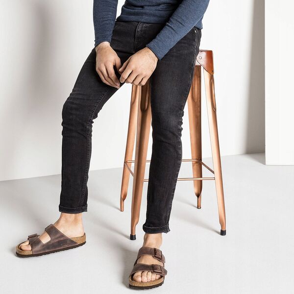 Birkenstock Arizona FL WB Habana 452761 Καφέ 43