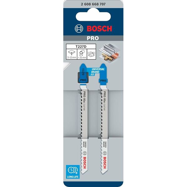 BOSCH BRZESZCZOT T PRO ALU CURVE T227D 100 mm /2szt.