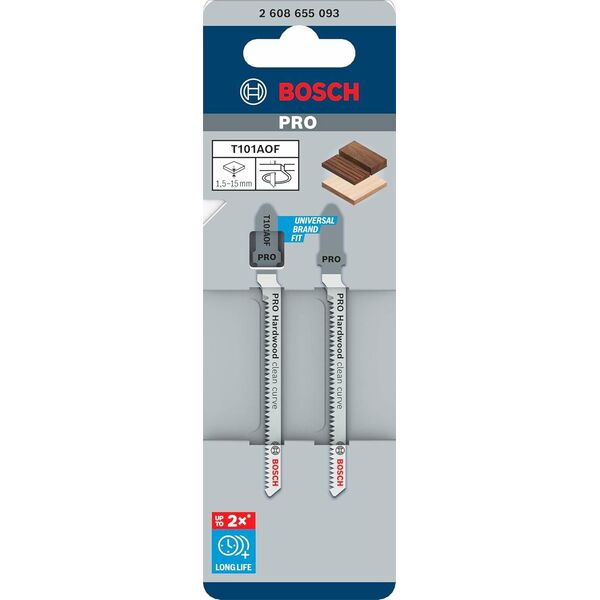 BOSCH BRZESZCZOT T PRO HARDWOOD CLEAN CURVE T101AOF 83mm /2szt.