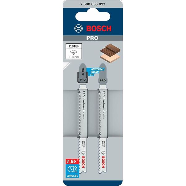 BOSCH BRZESZCZOT T PRO HARDWOOD CLEAN T101BF 100 mm /2szt.