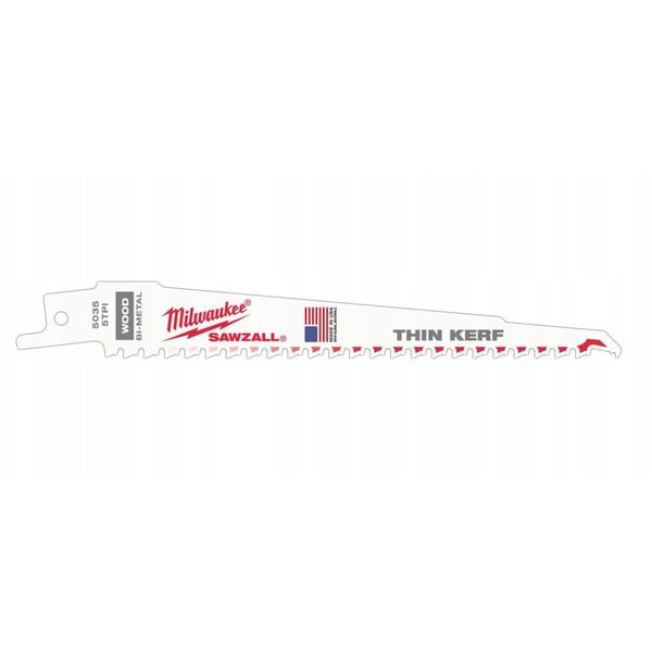 MILWAUKEE BRZESZCZOT DO PIŁY SZABLASTEJ 150mm /50szt.