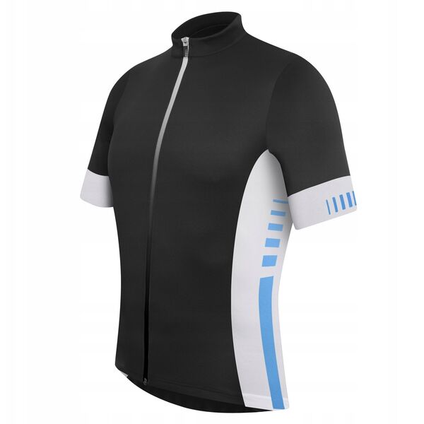 RH+ Infinity Jersey FZ μαύρο-λευκό-μπλε surf - ECU0246