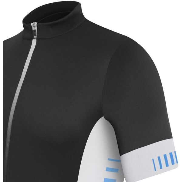 RH+ Infinity Jersey FZ μαύρο-λευκό-μπλε surf - ECU0246