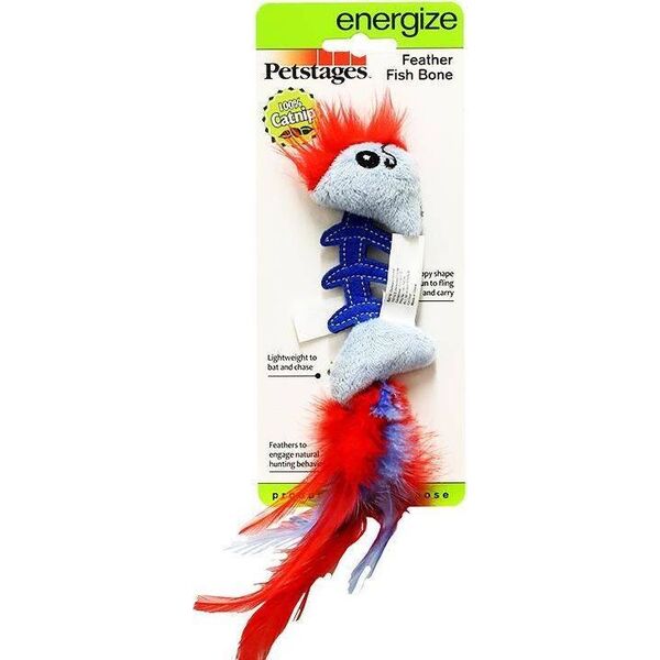 Petstages Petstages oścista ryba z piórkami