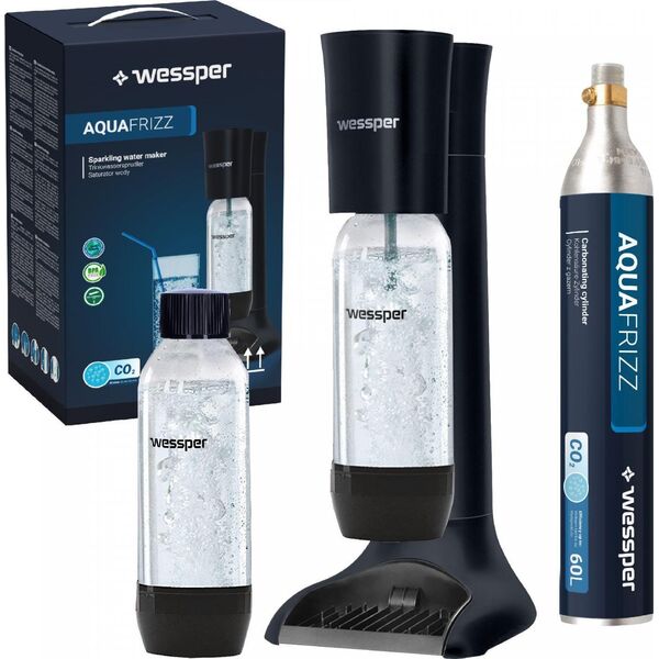 Saturator Wessper AquaFrizz Czarny
