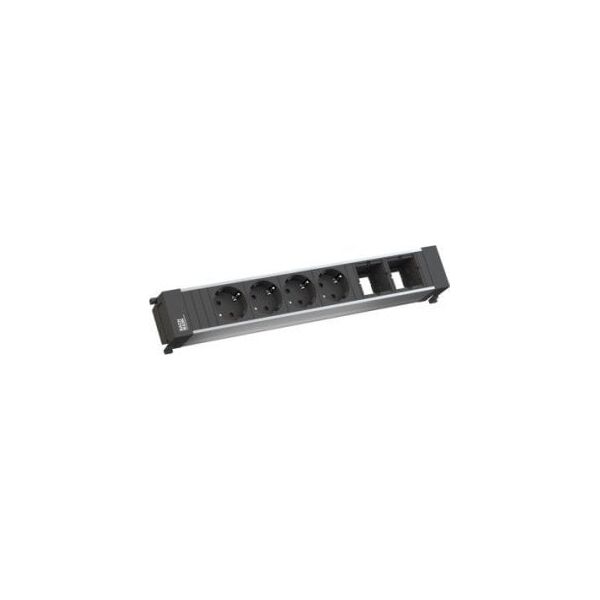 Bachmann BACHMANN POWER FRAME Large 4x gniazdo z uziemieniem 2x ABD
